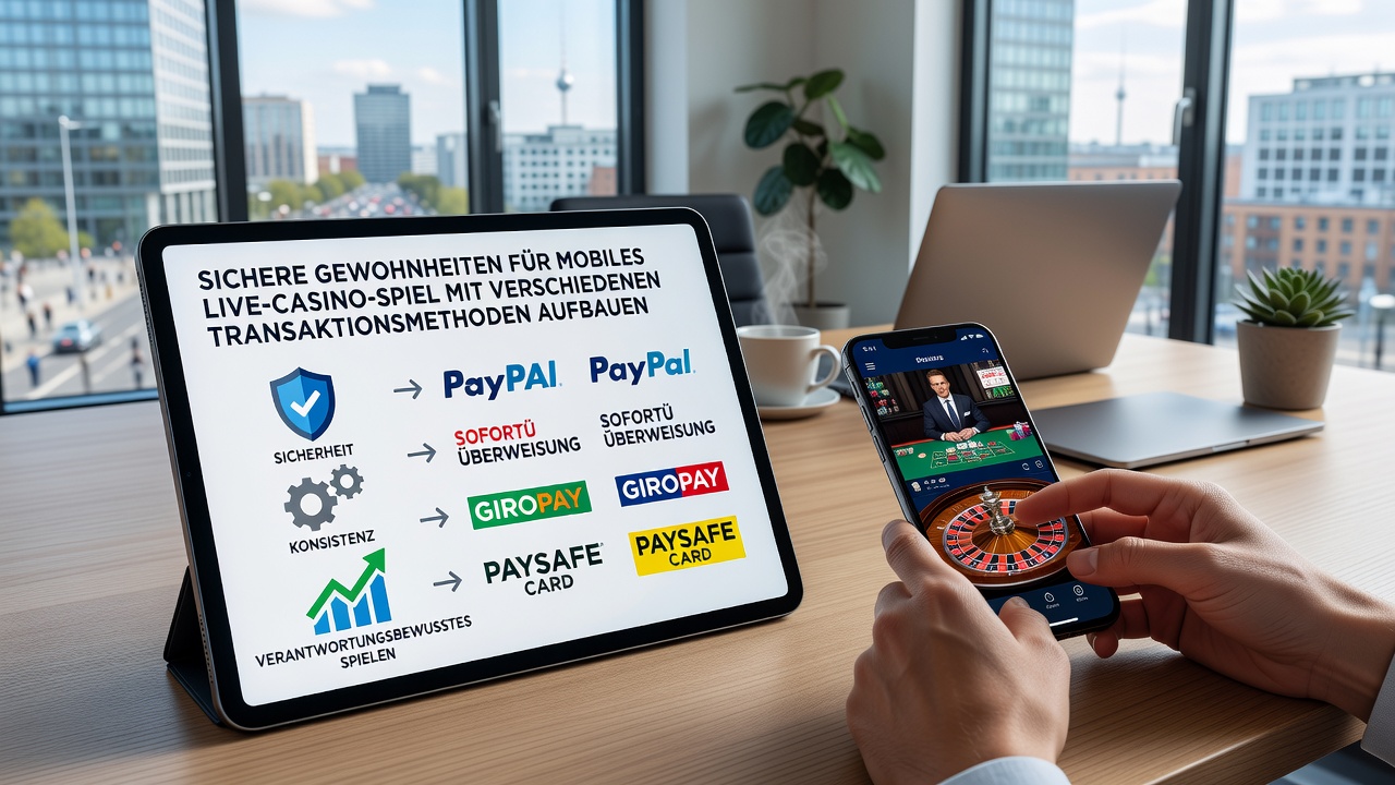 Sichere Transaktionsoptionen und Live-Dealer-Tische auf mobilen Geräten in Deutschland