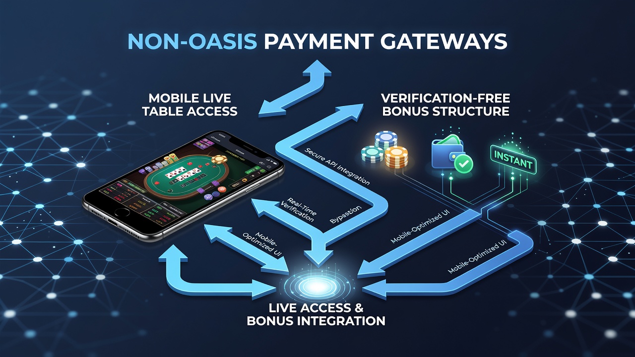 Mobile Live-Tisch-Interaktionen mit alternativen Zahlungsoptionen