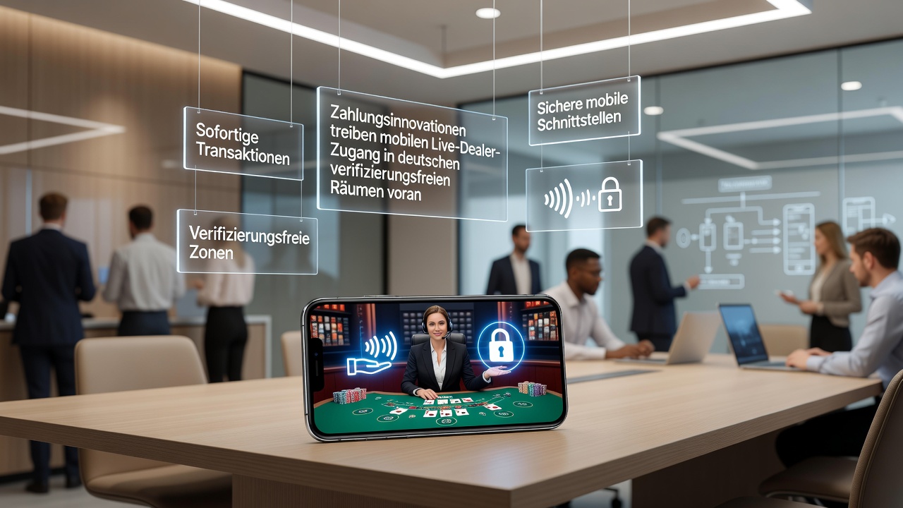 Mobile Live-Dealer-Interaktionen durch alternative Zahlungen